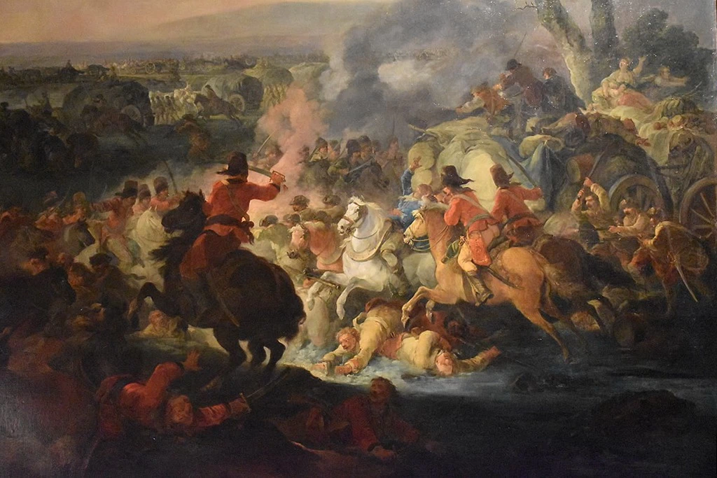 Attacco a un convoglio - dettaglio, Musee Massey